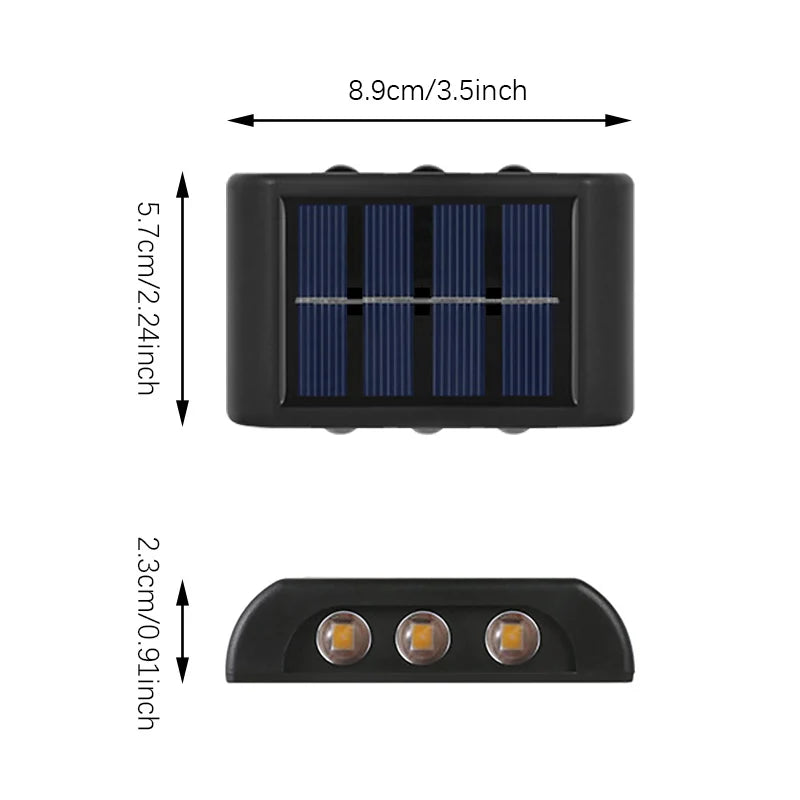 Outdoor Up And Down Atmosphere Wall Lamp
