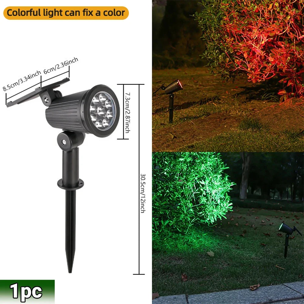 IP65 Waterproof Outdoor RGB Solar Landscape Lights