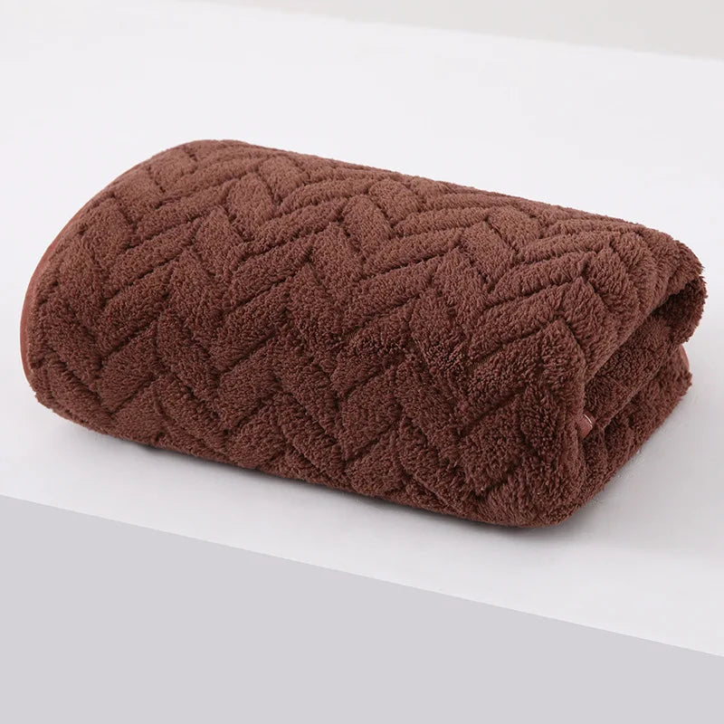 High quality thick coral velvet bath towels