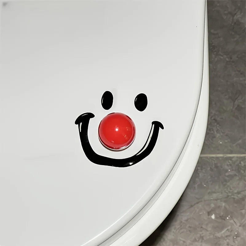 Contemporary Style Dopamine Smile Ball Toilet Lid Lifter