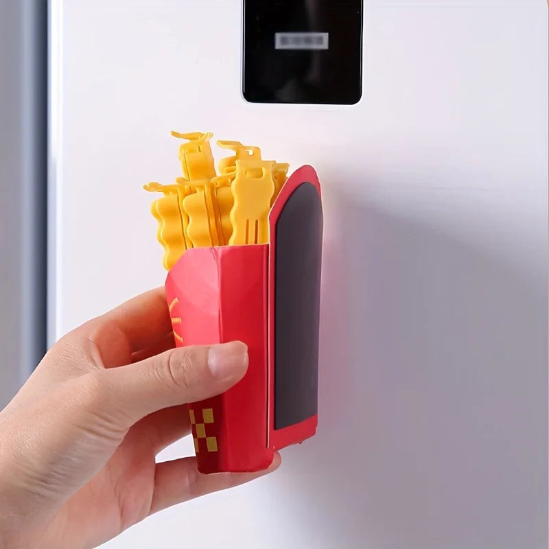 12PCS French Fry Shaped Sealing Clip - For Snack Sealin