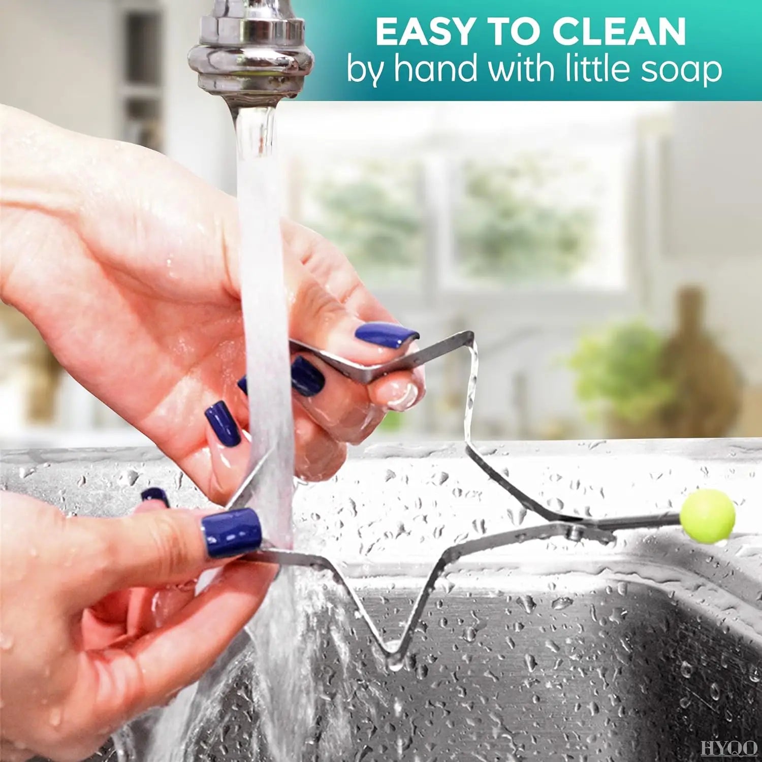 5Pcs Stainless Steel Eggs Rings Mold With Handle