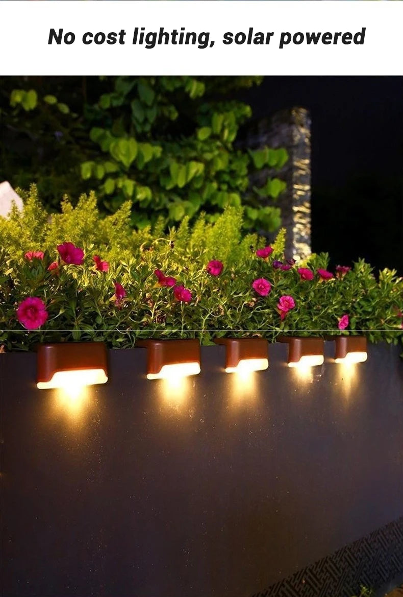 Outdoor Garden Light Deck Lamp Solar