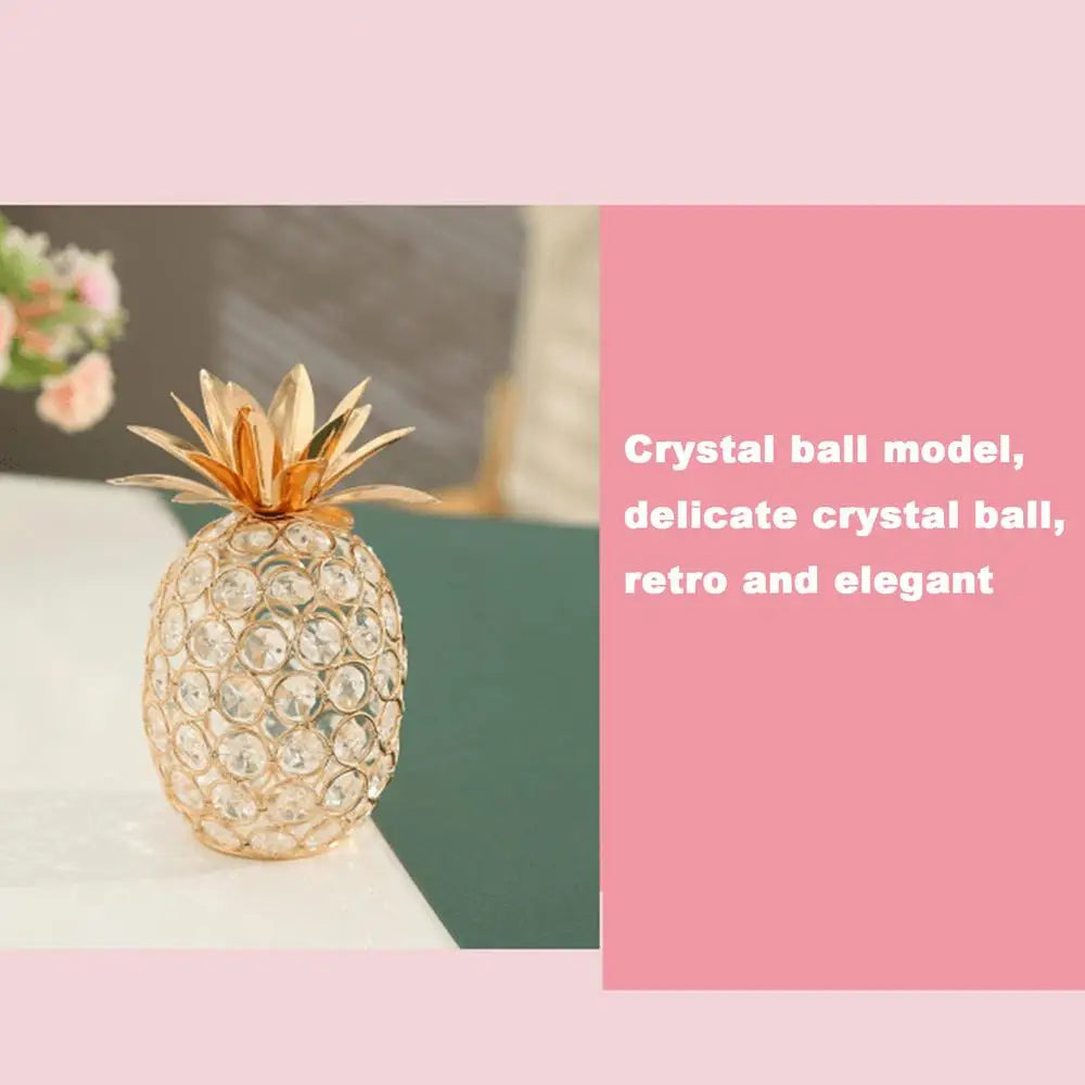 Creative Crystal Apple Ornaments Bling Rhinestone