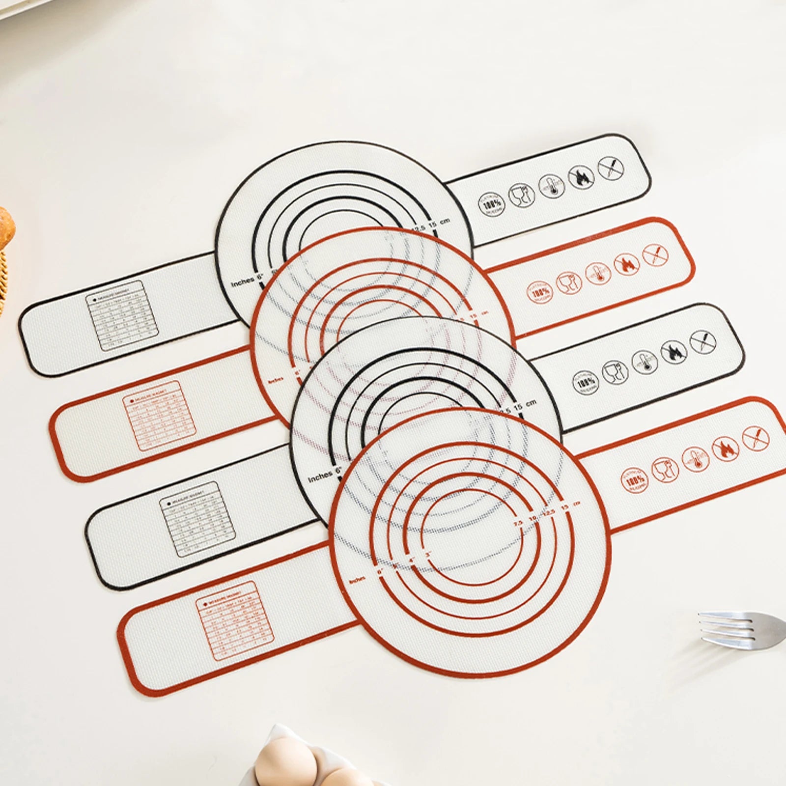 Reusable Baking Mat with Long Handles