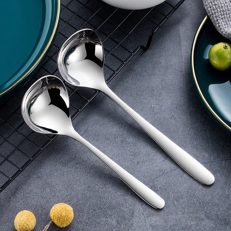 304 Stainless Steel Spoon with Thickened Handle