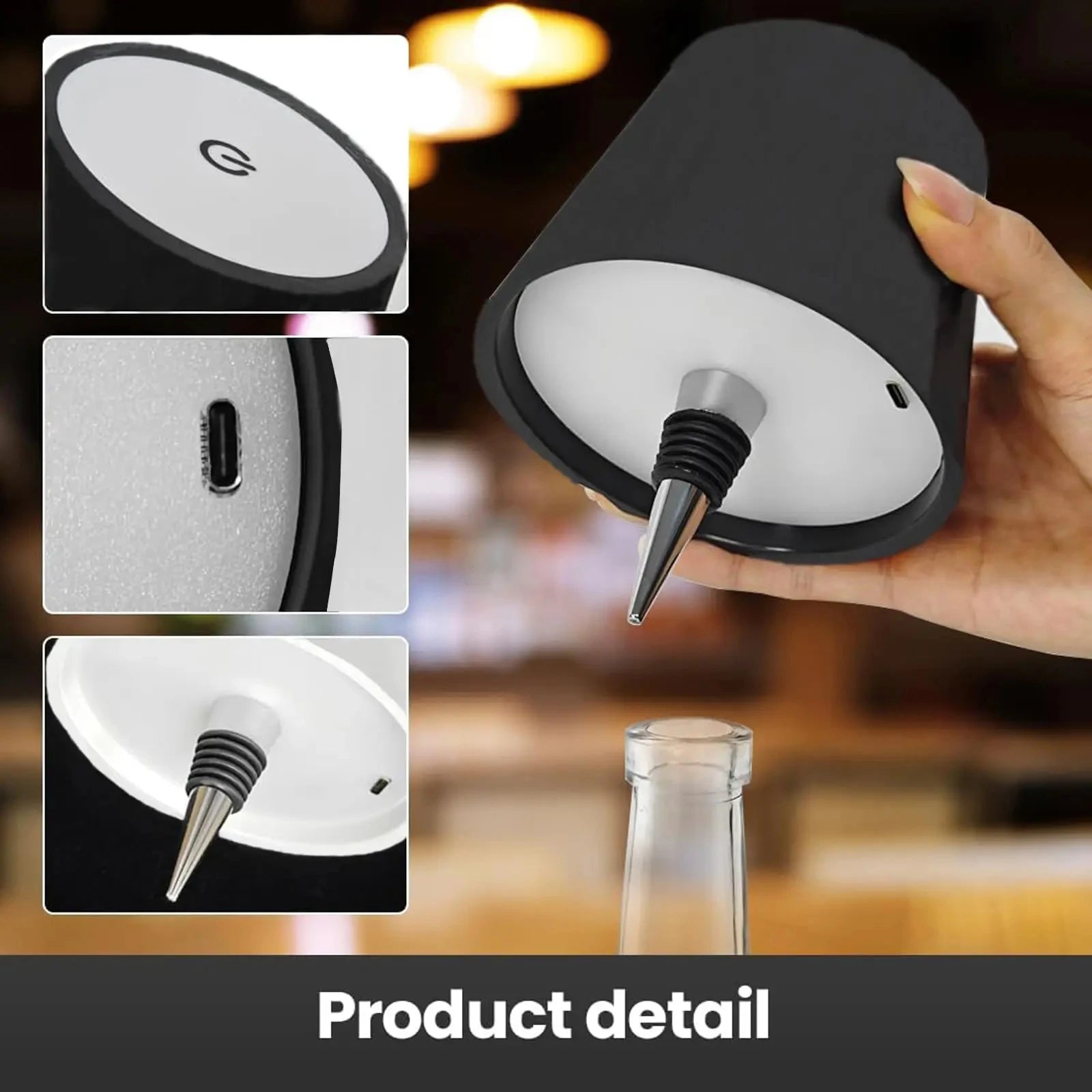 Wireless Wine Bottle Lamp