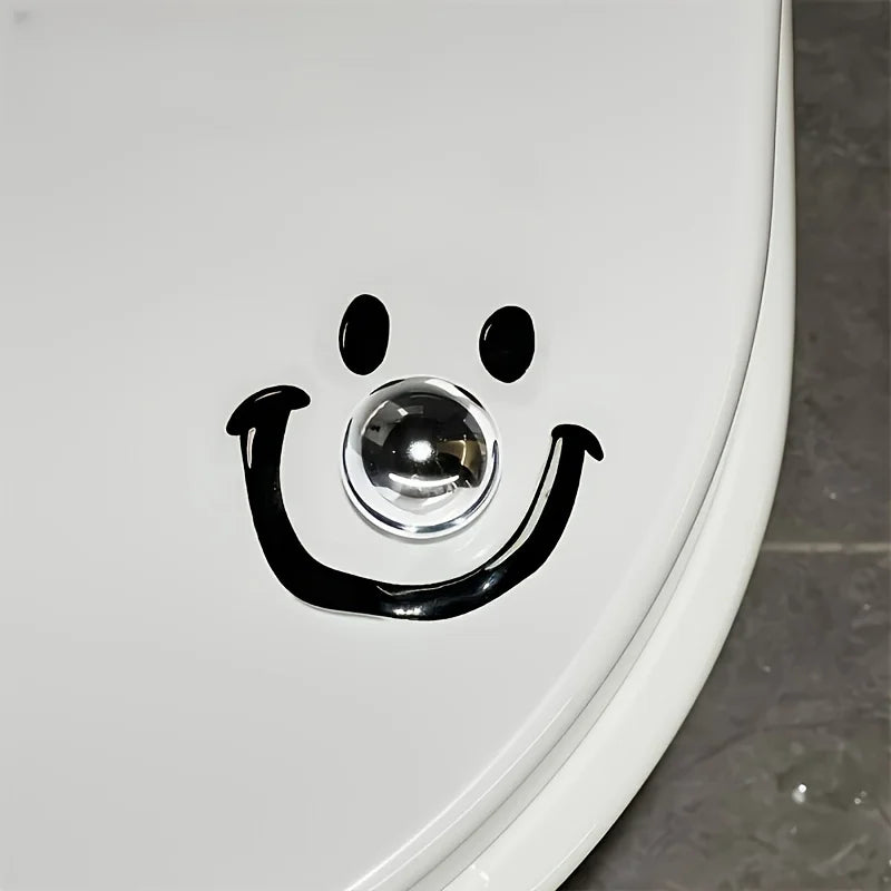 Contemporary Style Dopamine Smile Ball Toilet Lid Lifter