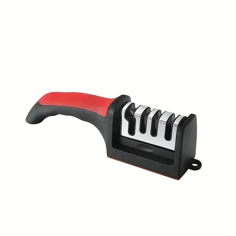 Stainless Steel Three-Purpose Sharpening Stone for Kitchen Tools