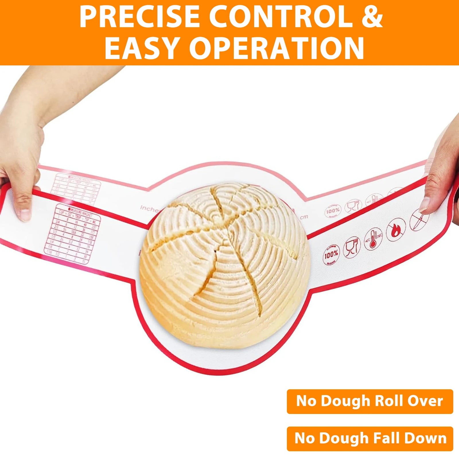 Reusable Baking Mat with Long Handles