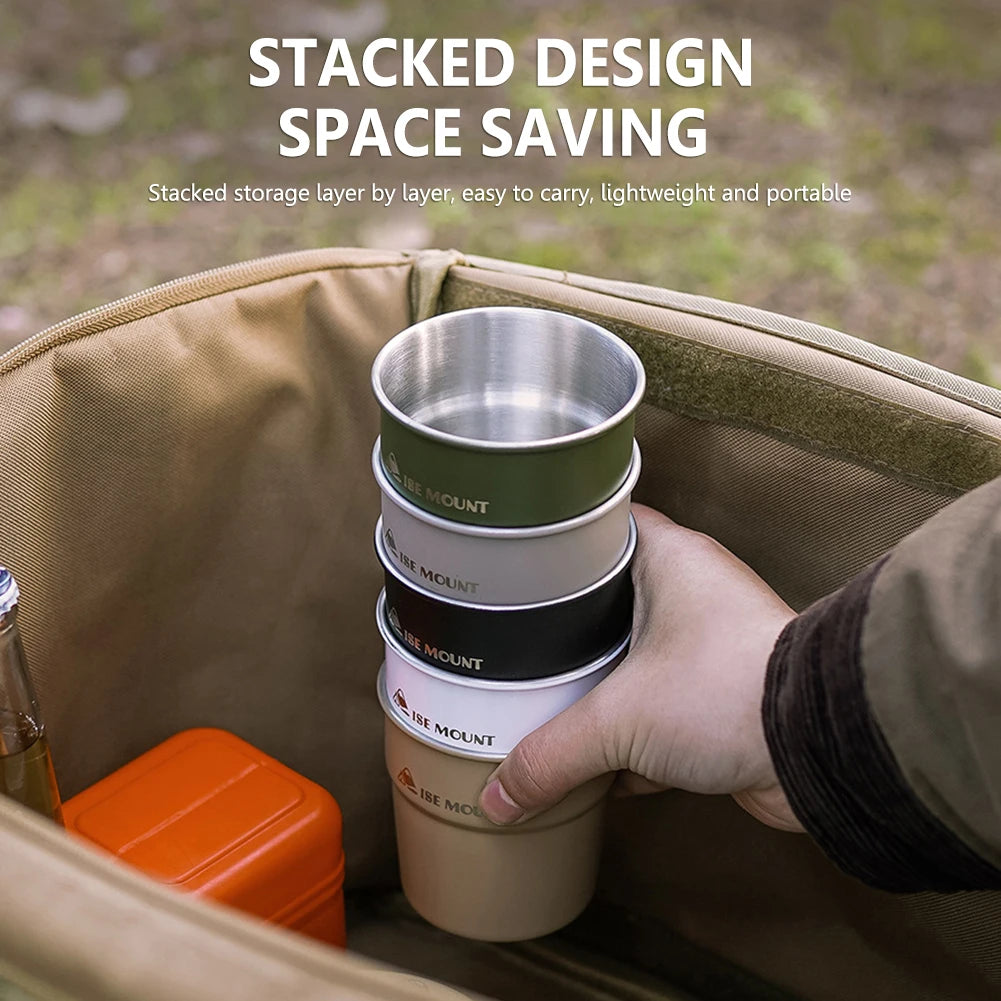 Outdoor Stainless Steel Camping Cup
