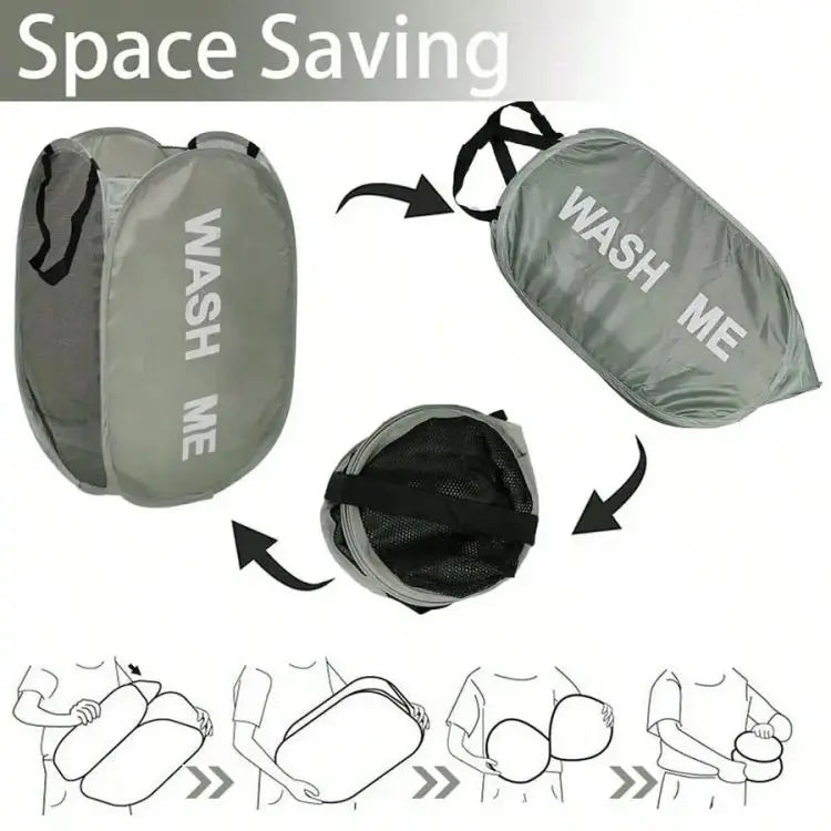 Portable Mesh Pop Up Laundry Hamper