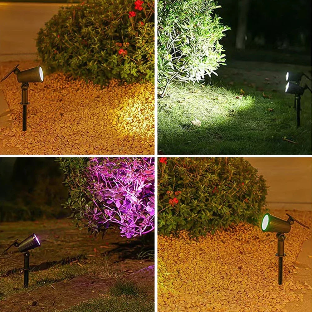 IP65 Waterproof Outdoor RGB Solar Landscape Lights