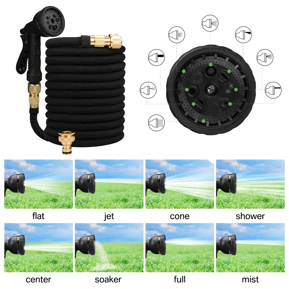 Double Metal Garden Water Hose Expandable