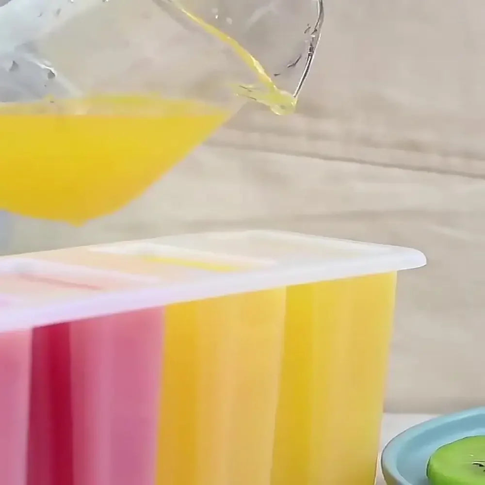 4-Link Old Popsicle Mold With Lid