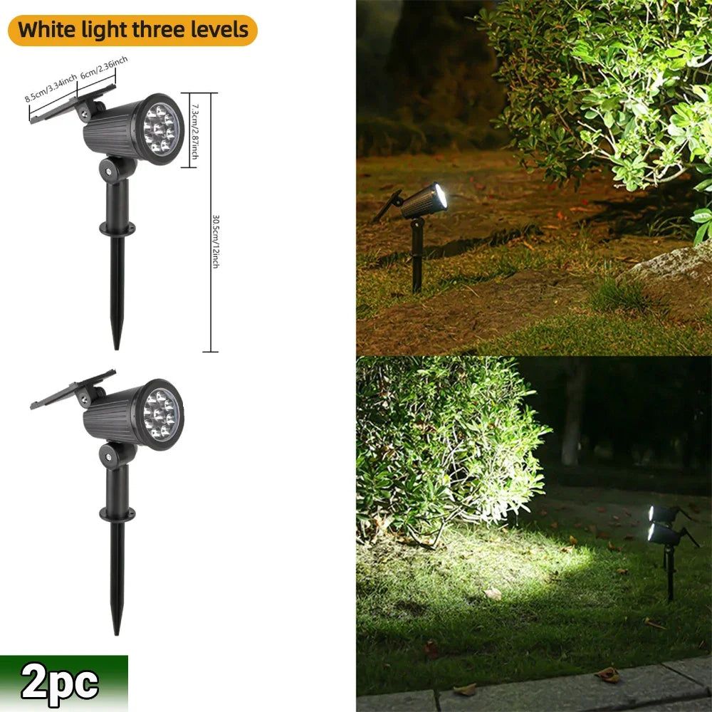 IP65 Waterproof Outdoor RGB Solar Landscape Lights