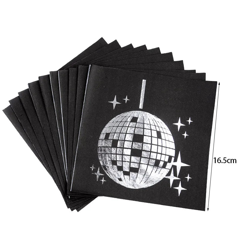 Disco Ball Theme Party Disposable Paper Tableware
