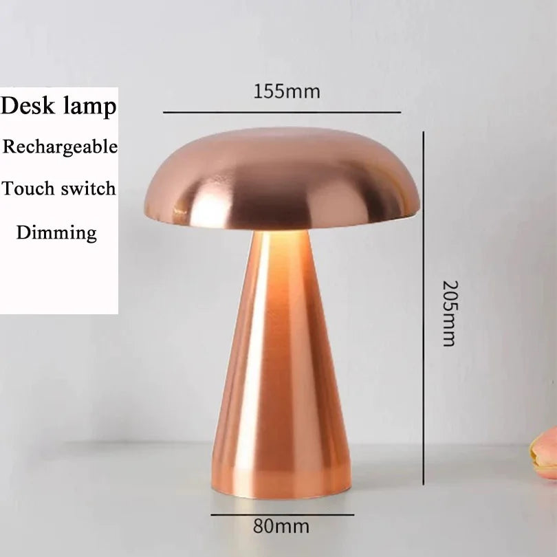 LED Table Lamp -Retro Mushroom
