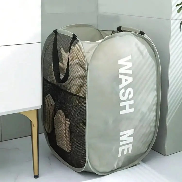 Portable Mesh Pop Up Laundry Hamper