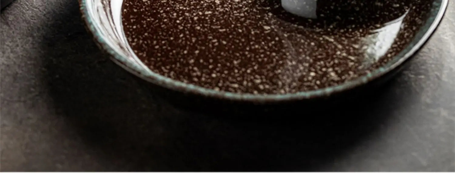 Dumplings Plate With Vinegar Plate