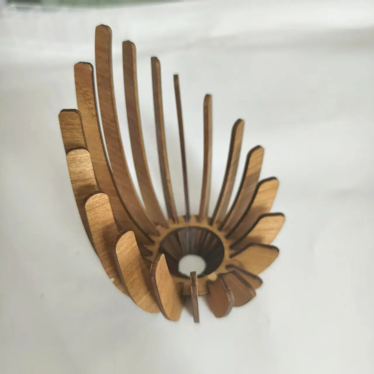 Hand-Assembled Lotus Candle Holder