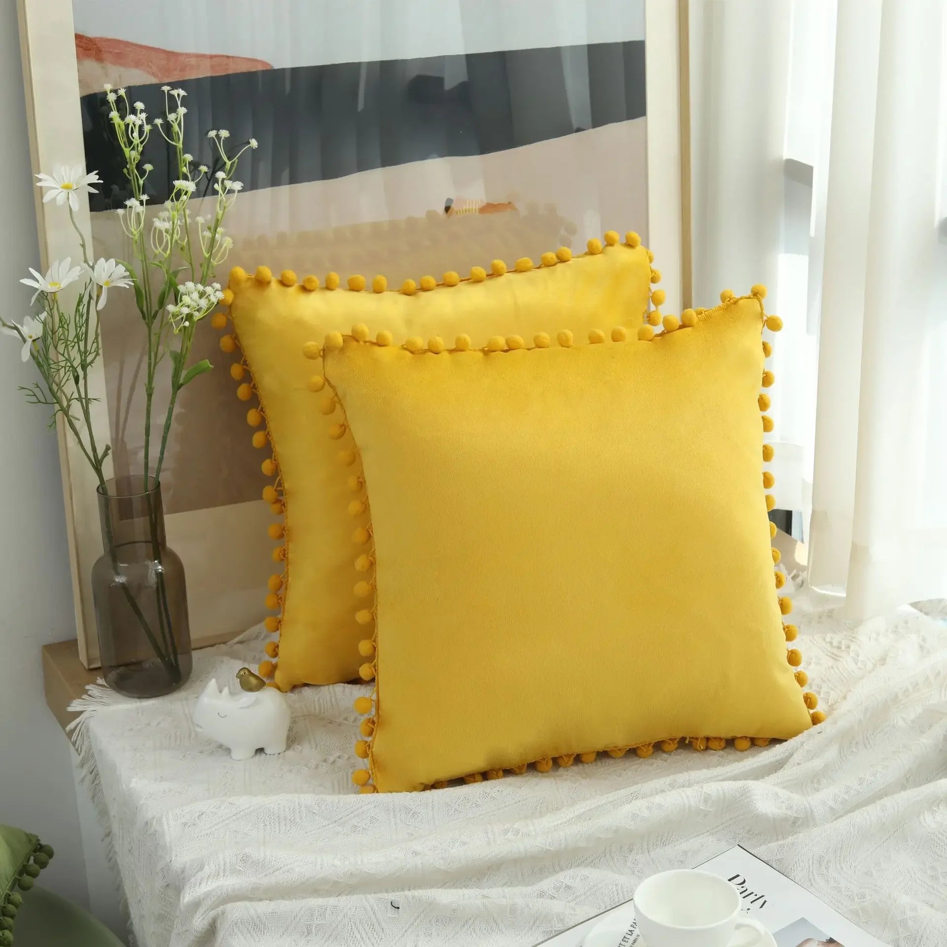Soft Velvet Cushion Cover