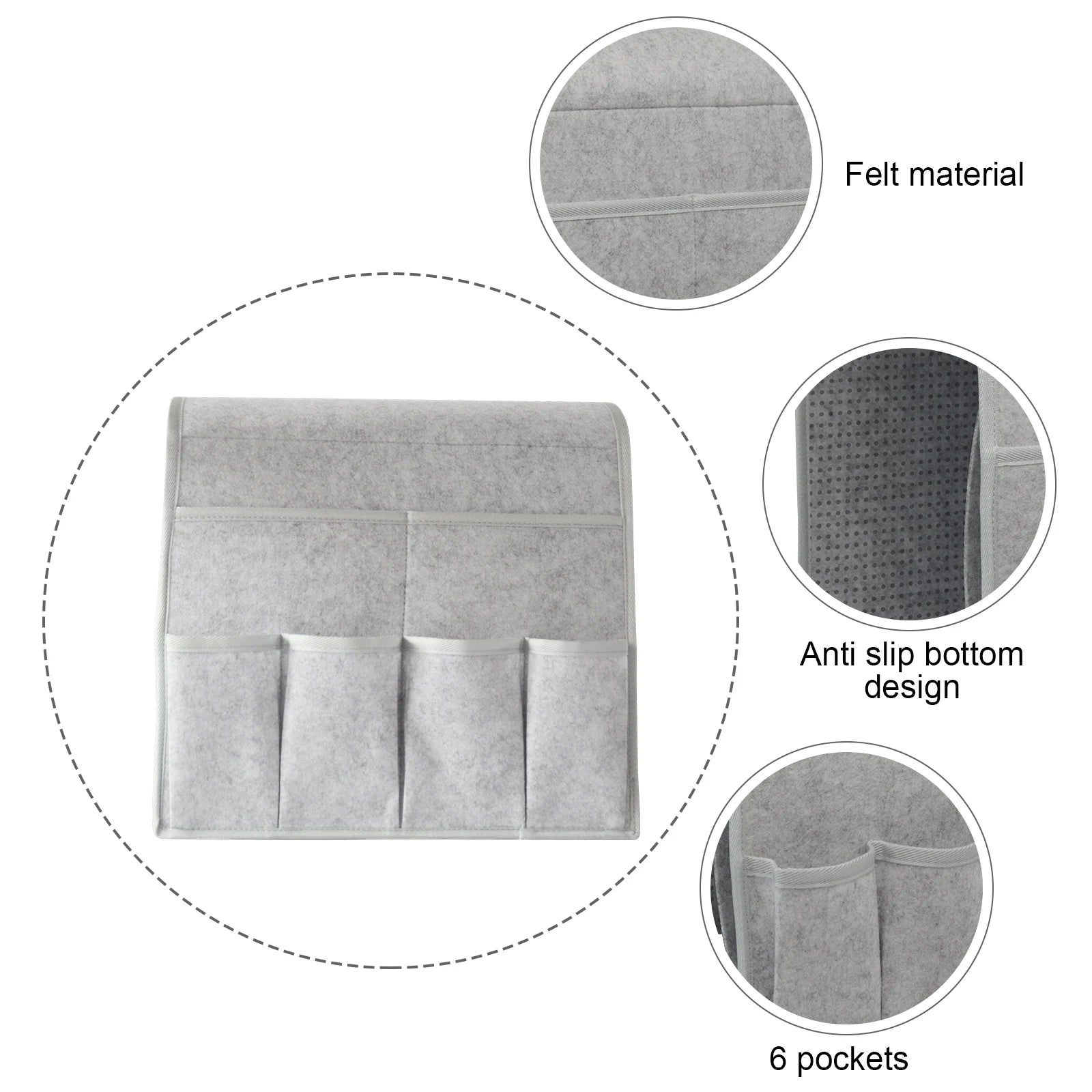 Household Armchair Caddy Felt