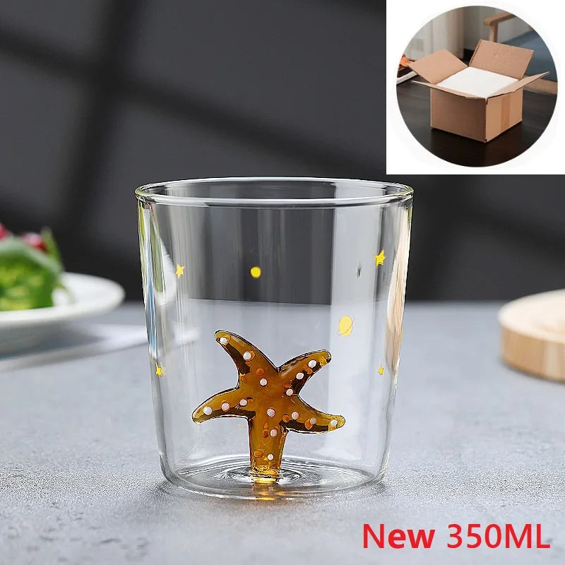 3D Creative Handmade Bubble Glass Cup