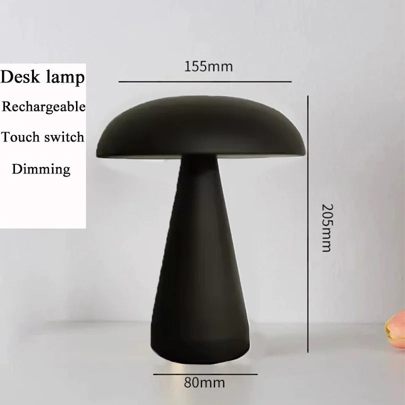 LED Table Lamp -Retro Mushroom