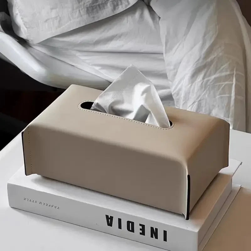 Leather Tissue Box