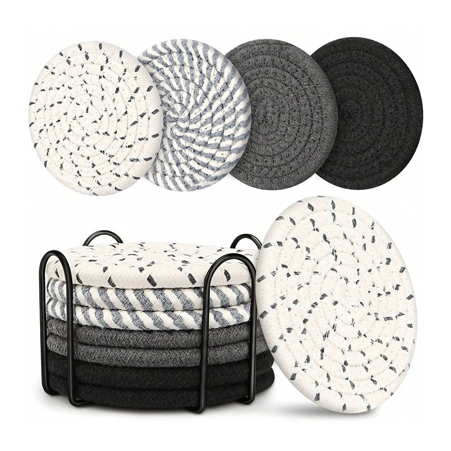 8-Piece Set Absorbent Coasters for Drinks