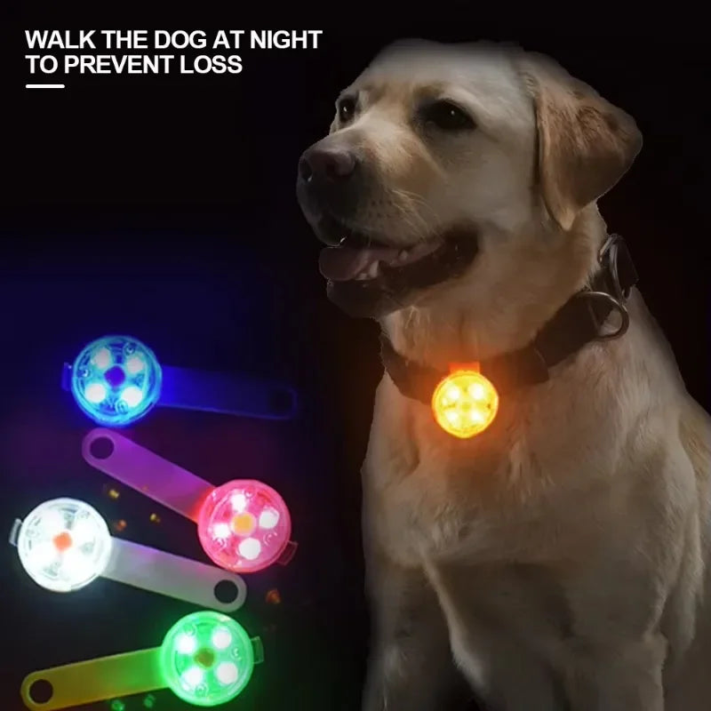 Pet collar weatherproof LED safety light