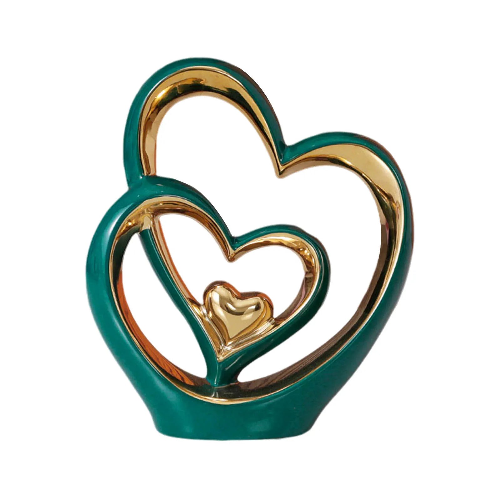 Ceramic Heart Statue