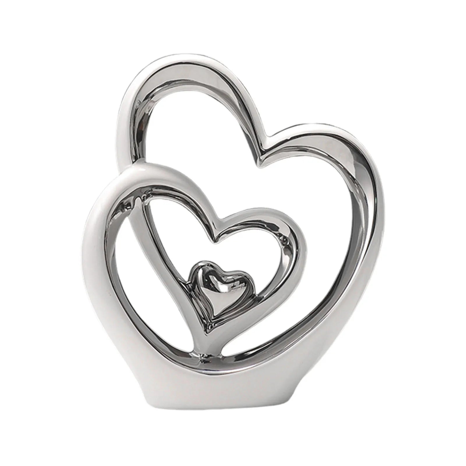 Ceramic Heart Statue