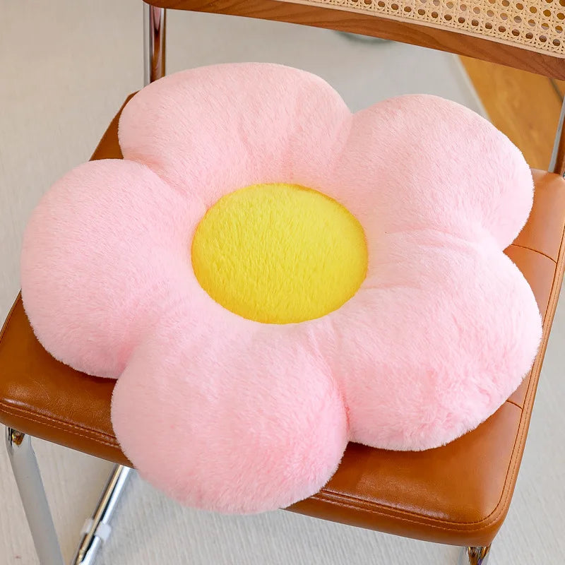 Flower Circular Shape Cushion