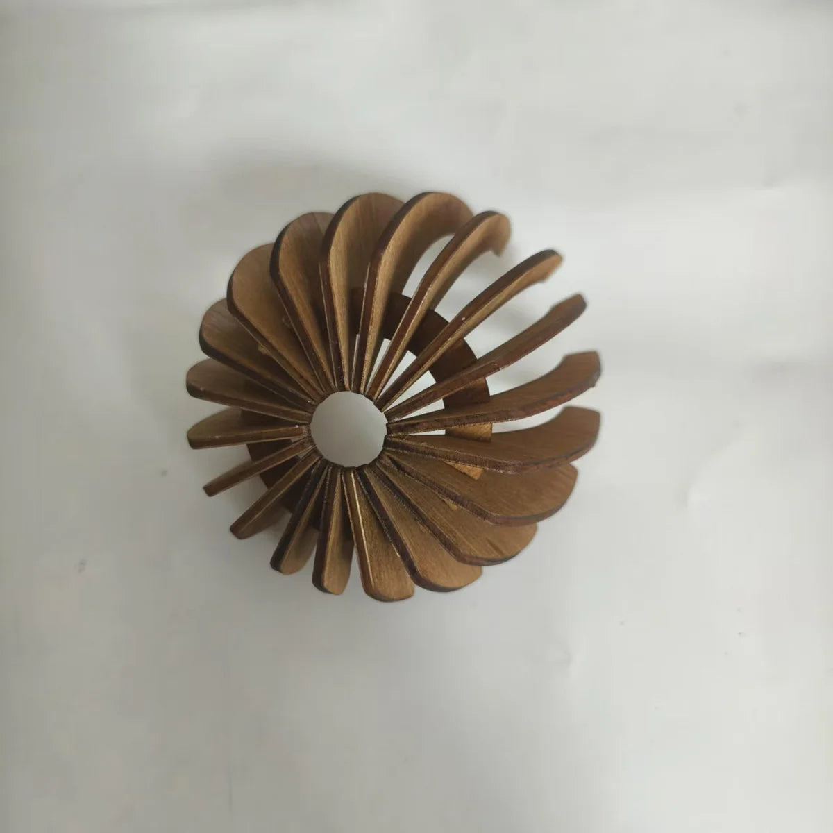 Hand-Assembled Lotus Candle Holder