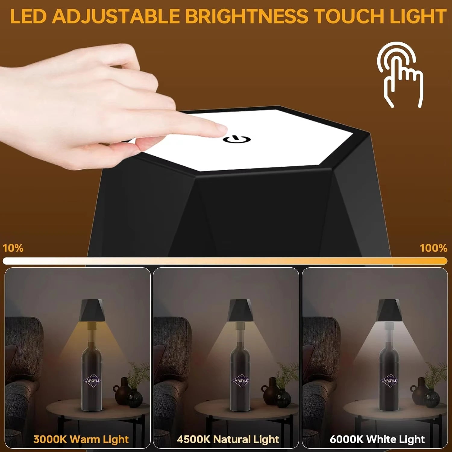 Wireless Wine Bottle Lamp