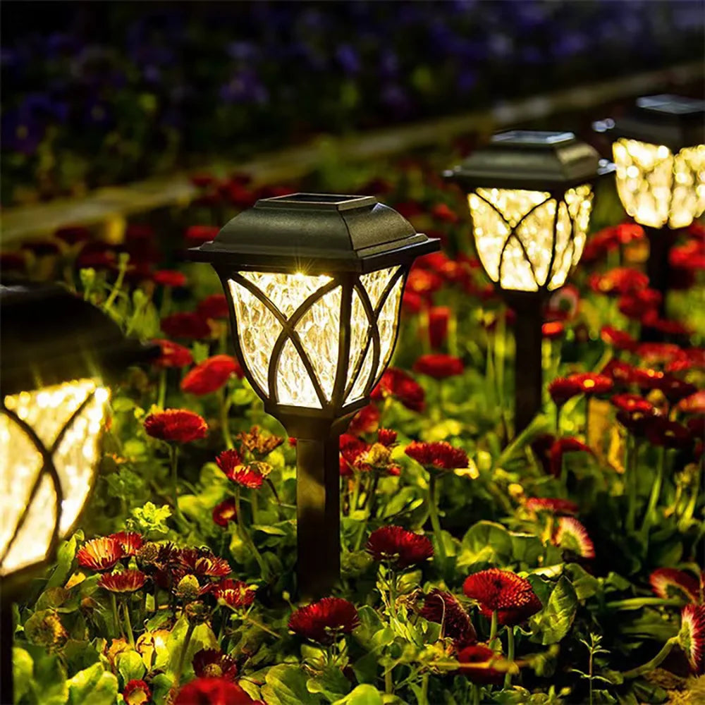 Outdoor Waterproof Garden- 2pcs LED Solar