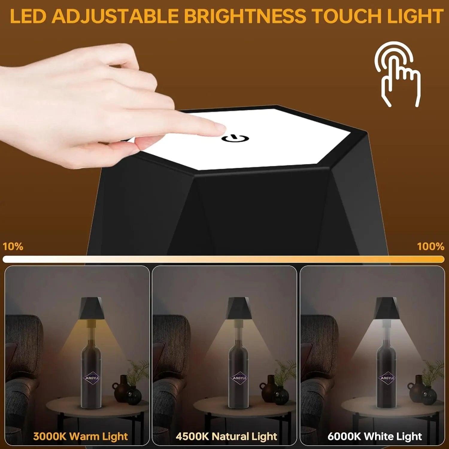 Wireless Wine Bottle Lamp