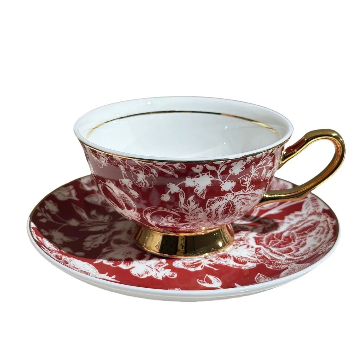 Bone China Coffee Cup & Saucer Set