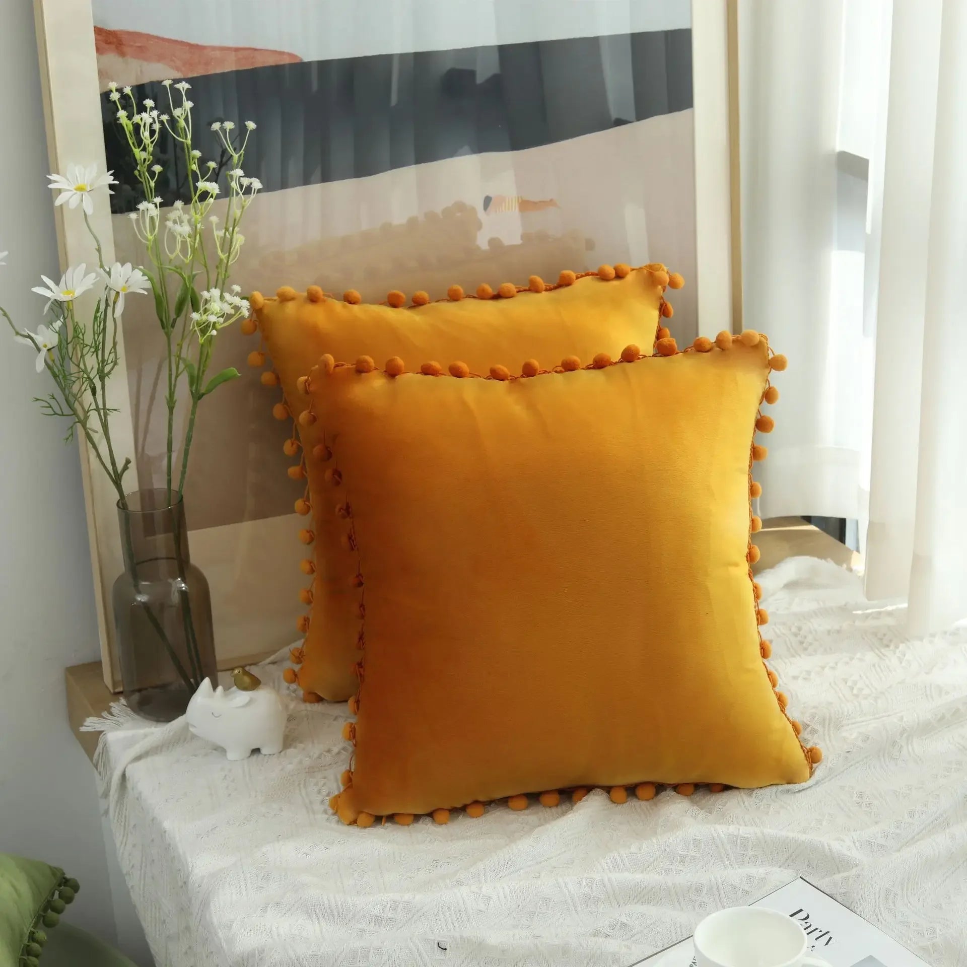 Soft Velvet Cushion Cover