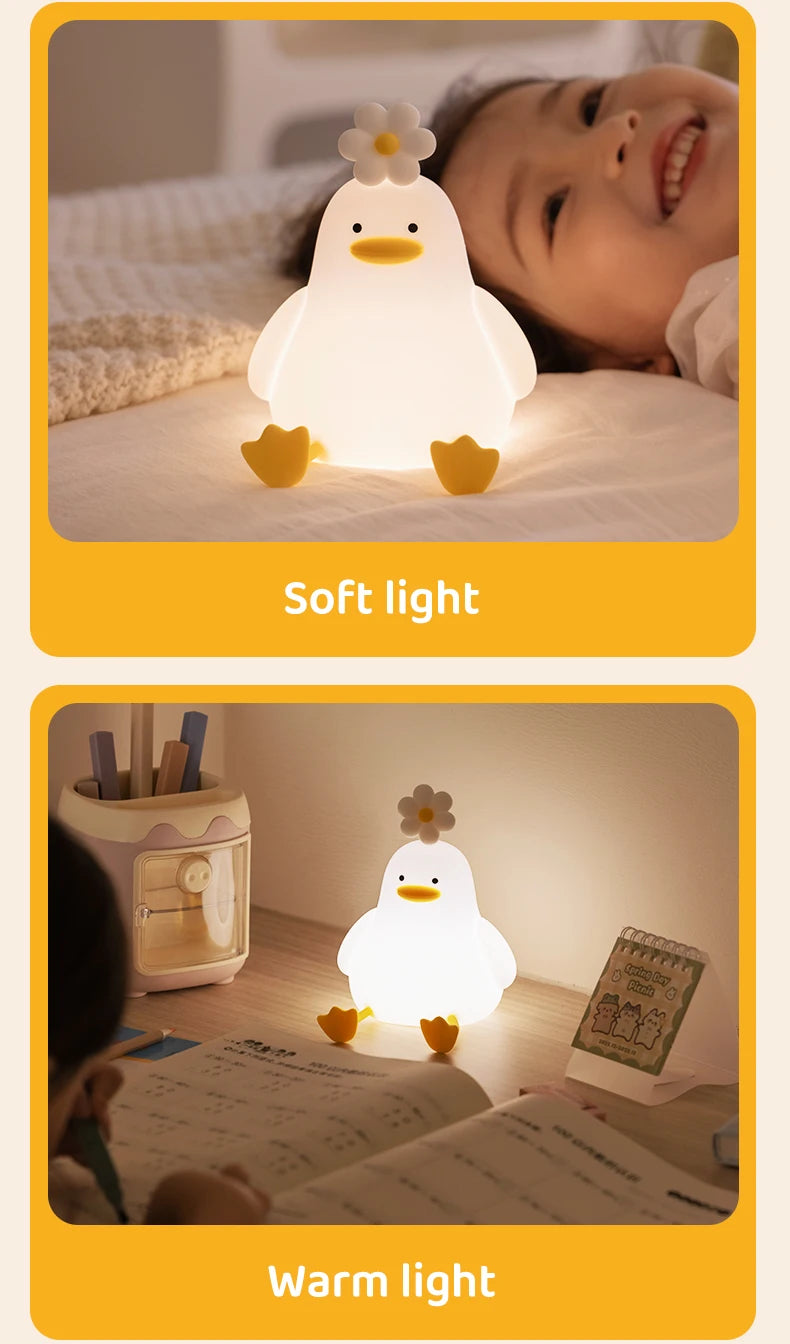 Led Children Night Light Duckling