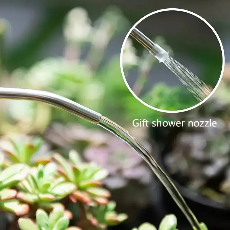 1L Long Spout Watering Can with Gardening Shovel Set