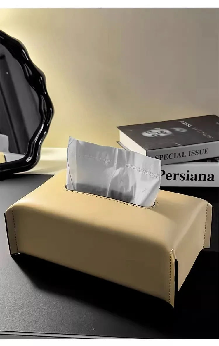 Leather Tissue Box