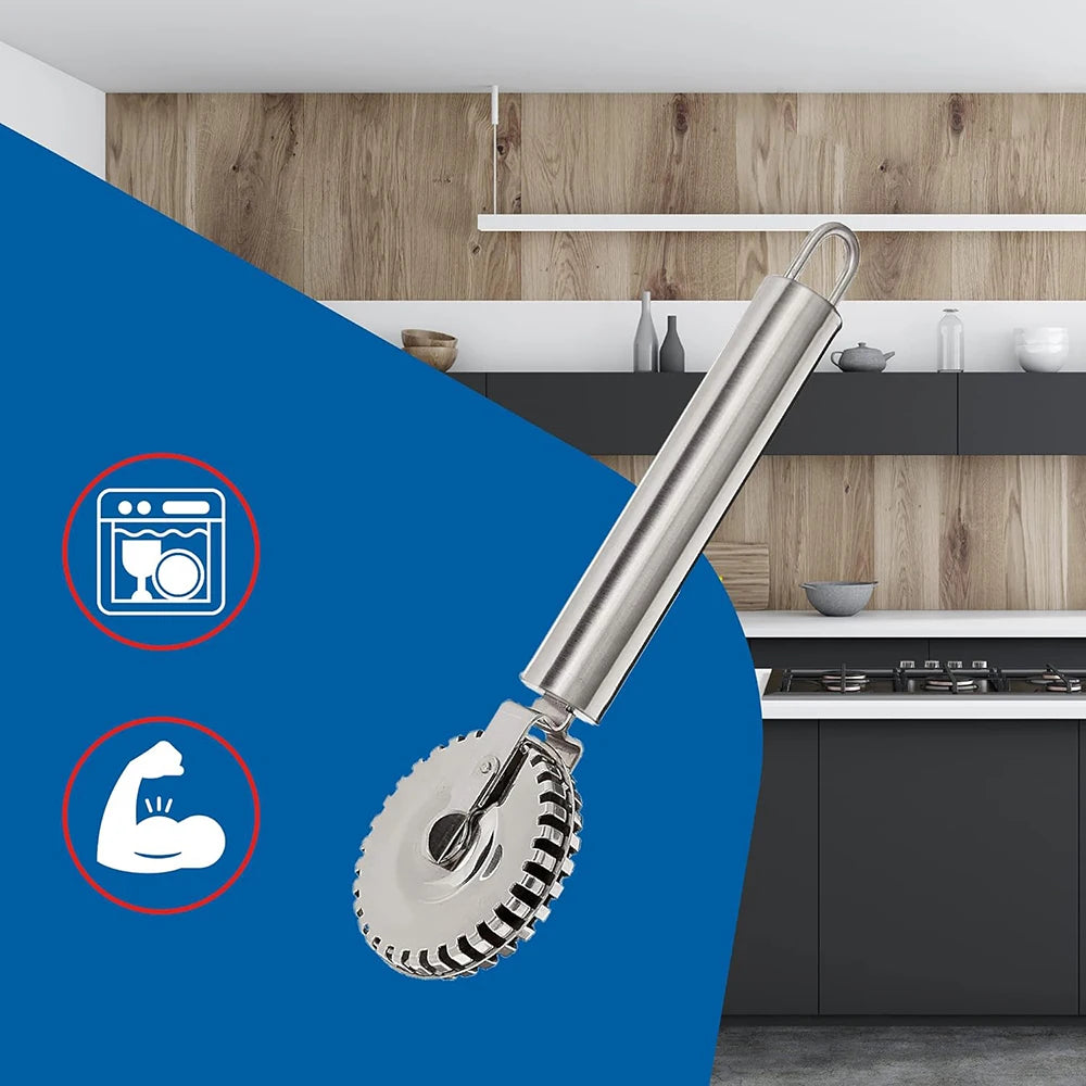 Stainless Steel Wheel Ravioli Cutter