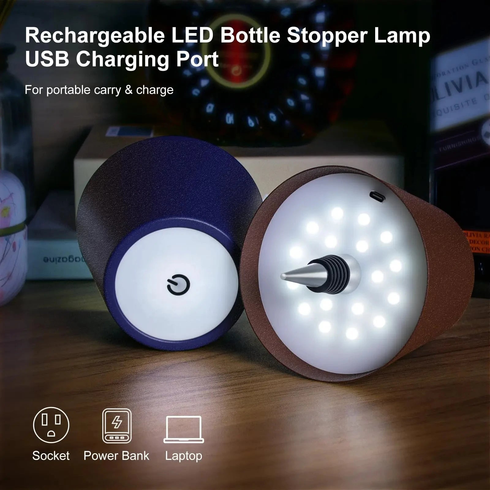 Wireless Wine Bottle Lamp