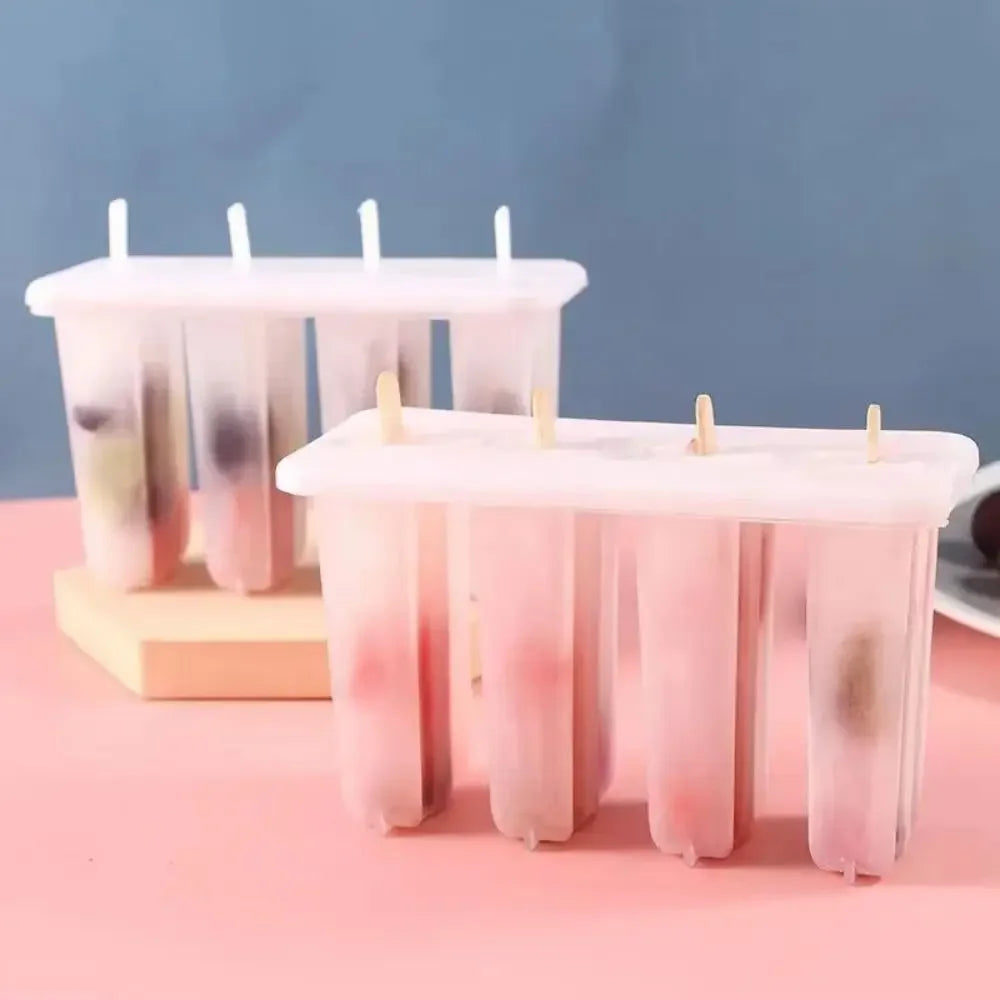 4-Link Old Popsicle Mold With Lid