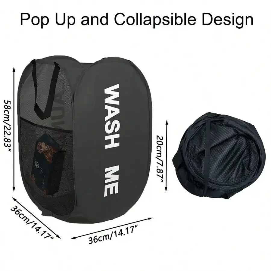 Portable Mesh Pop Up Laundry Hamper
