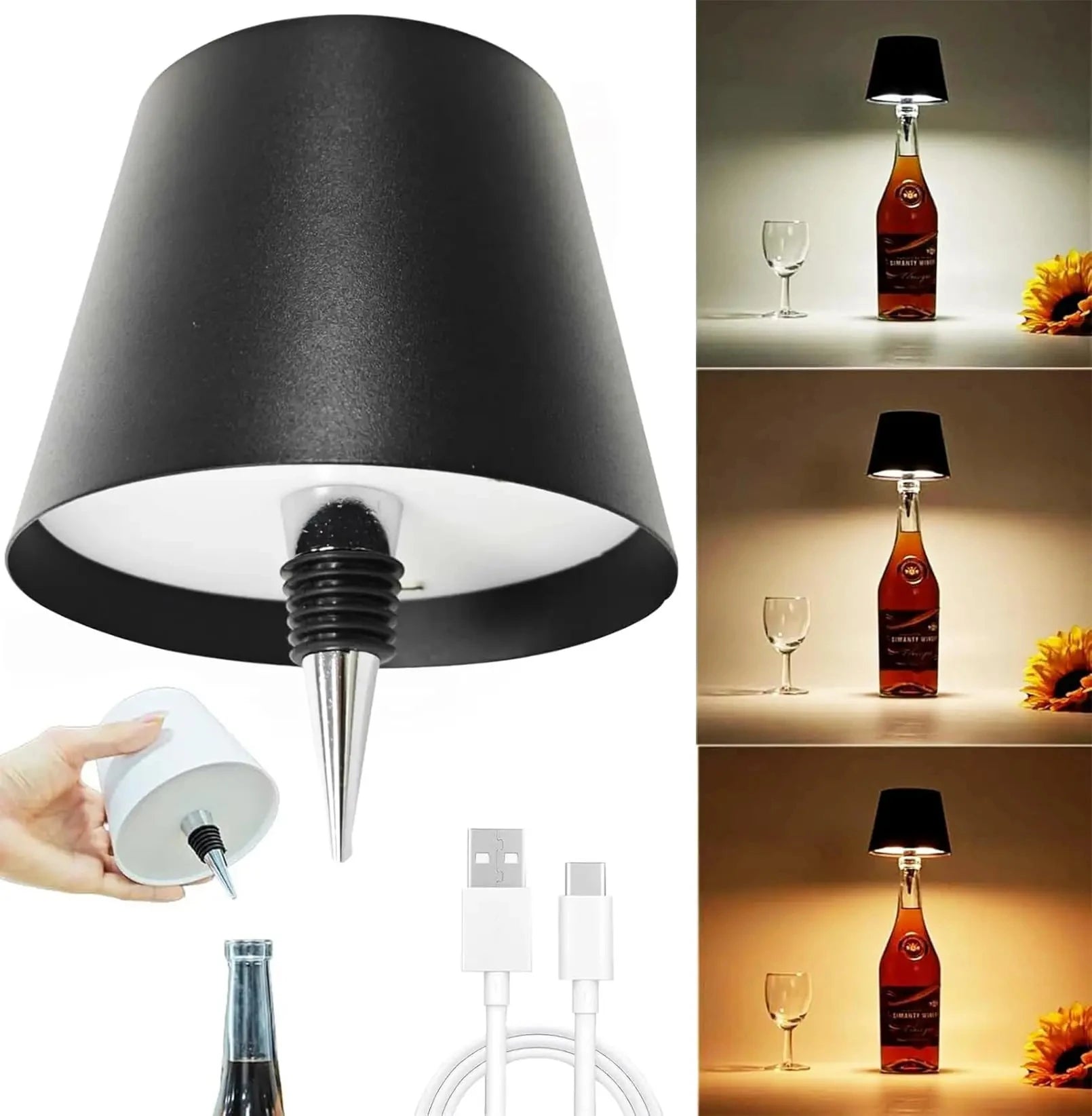 Wireless Wine Bottle Lamp