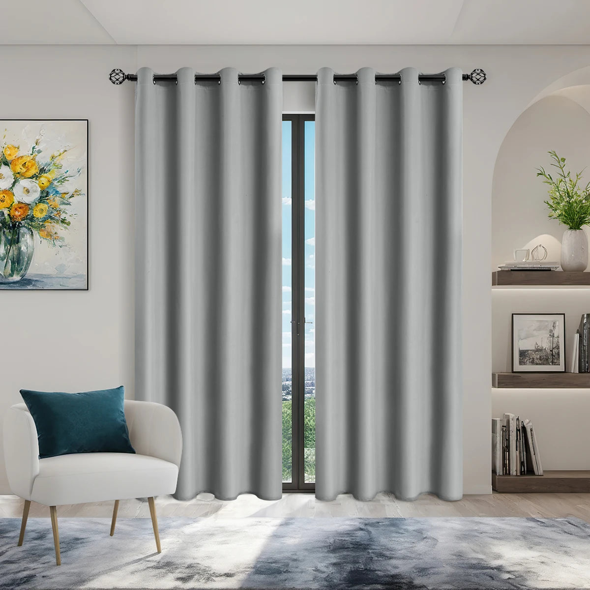 Full shading and sun protection 100% Blackout curtains